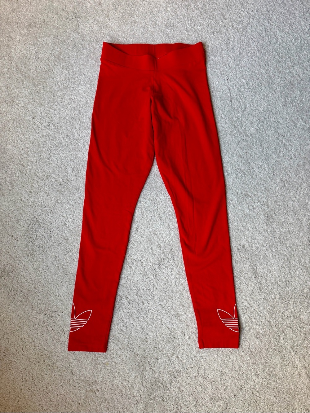 Adidas Red Leggings Size Small
